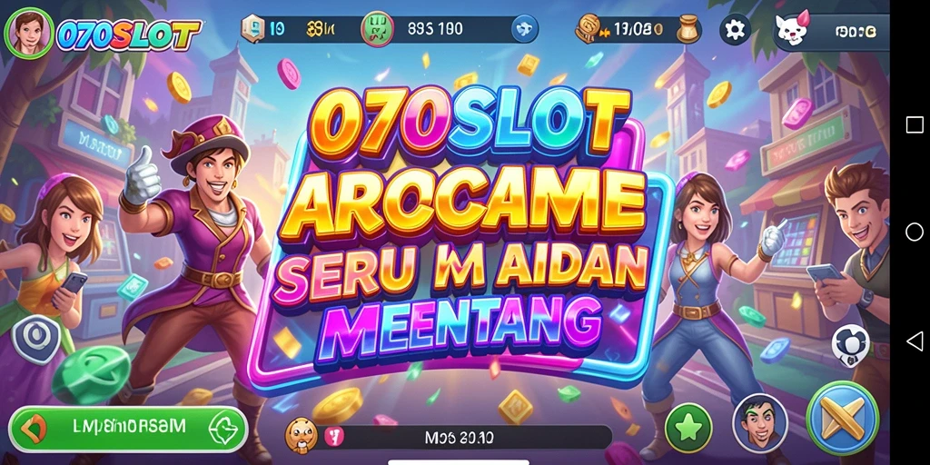 Screenshot dari gameplay seru 070SLOT yang menampilkan aksi Arcade yang mengasyikkan.