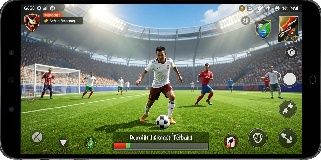 Tampilan gameplay G668 yang seru dan mendebarkan untuk penggemar olahraga.