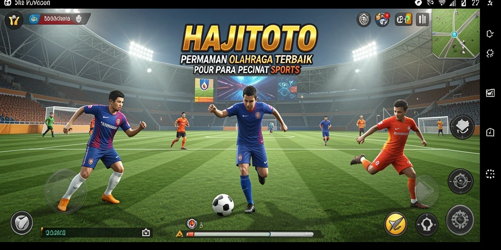Tampilan gameplay seru di HAJITOTO yang penuh aksi olahraga.