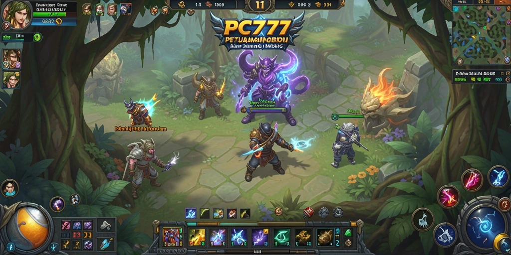Tampilan gameplay seru dan menarik di dalam dunia MMORPG.